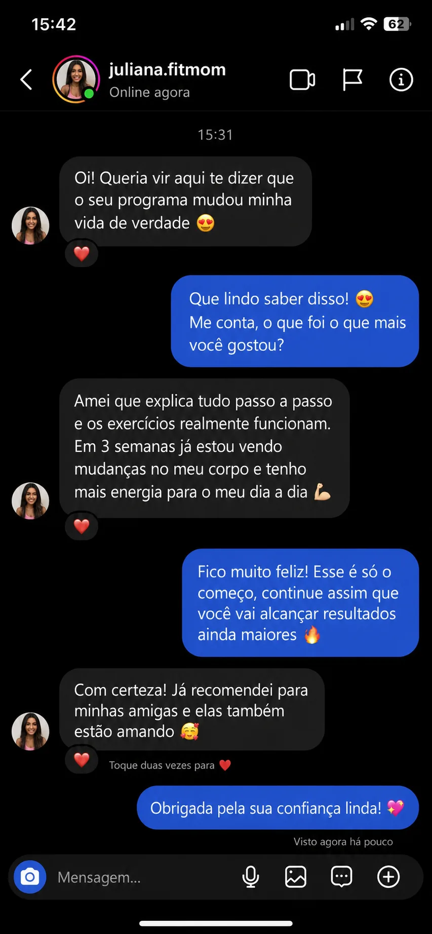 Depoimento de cliente